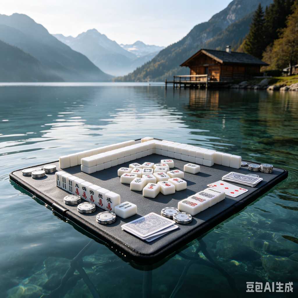 vintage style mahjong set
