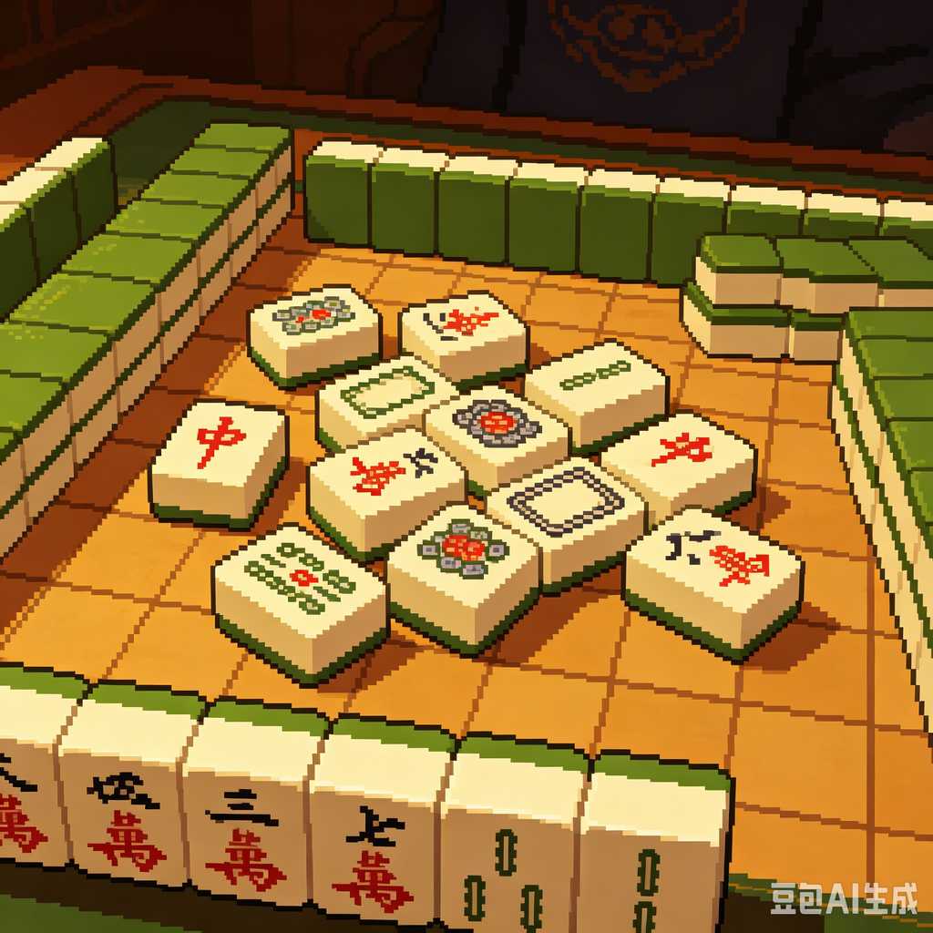 vintage gift mahjong set